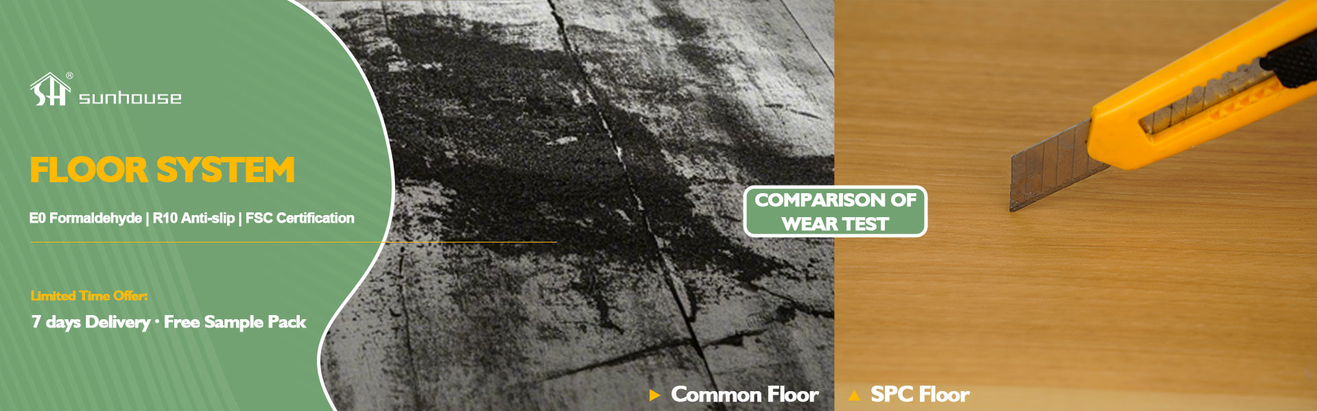 Kualitas Lantai Klik SPC pabrik