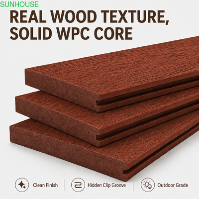 Harga yang bagus Solid WPC Outdoor Decking Weight Container Loading And Landed Cost Guide Untuk Pembeli on line