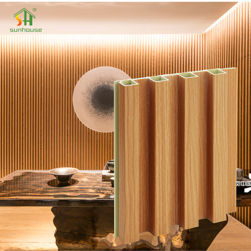 New Design Bamboo WPC Wall Panel Moisture-Proof Fire Retardant Waterproof Eco-Friendly Customized Color and Sizes for Indoor Outdoor Use