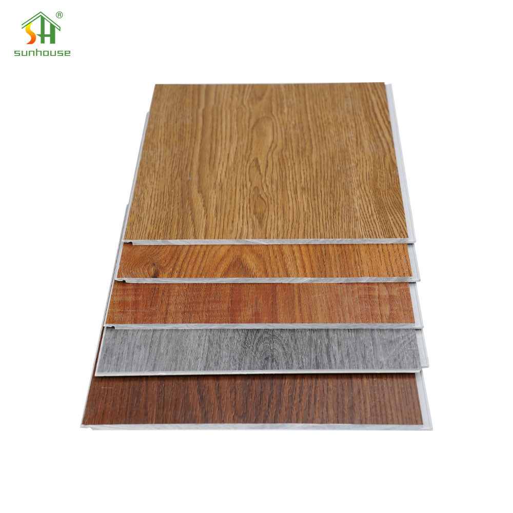 Durable SPC Click Flooring 6mm Interlocking Vinyl Flooring Waterproof For Kitchen Commercial