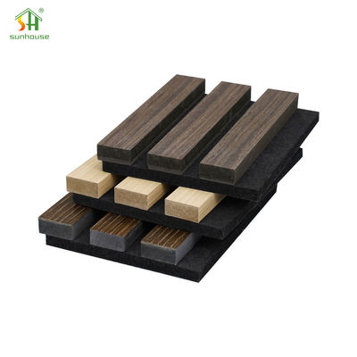 Harga yang bagus Papan Panel Dinding Akustik MDF Akustik untuk Penggunaan Dekorasi Eksterior Interior on line