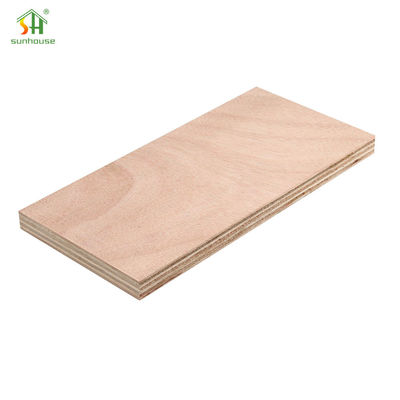 Harga yang bagus 500kg/m3-650kg/m3 Papan Melamin Plywood Eucalyptus Core 18mm on line
