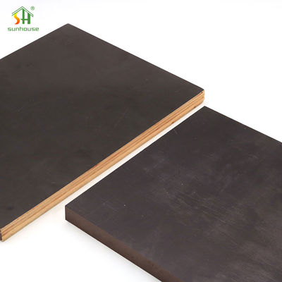 Melamin Hitam Plywood Board 12mm 15mm 18mm 1220x2440mm Lapisan Plywood Laminated