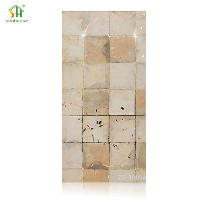 Panel dinding tahan kelembaban khusus PMMA efek marmer Panel kamar mandi akrilik