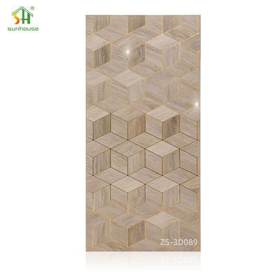 Panel Dinding Akrilik Marmer 4x8 kaki Ramah Lingkungan Tebal 8mm/10mm