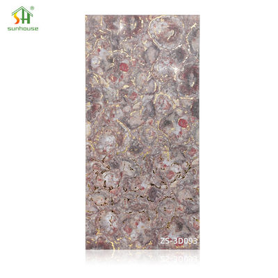 Panel dinding efek marmer ringan 1220x2440mm Panel tahan air akrilik