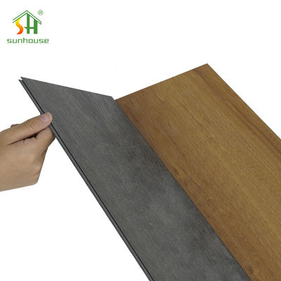 Harga yang bagus Kenakan Papan Lantai Klik SPC Inti Kaku Lapisan untuk Penggunaan Dekorasi Eksterior Interior on line