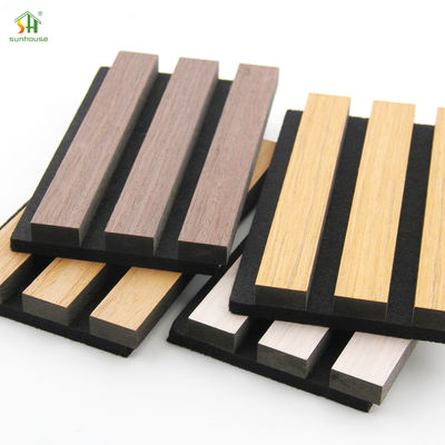 Harga yang bagus Papan Panel Dinding Akrilik MDF Akustik untuk Penggunaan Dekorasi Eksterior Interior on line