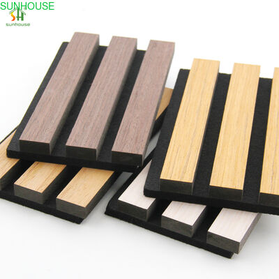 Harga yang bagus Papan Panel Dinding Akustik Modern Akustik untuk Penggunaan Dekorasi Eksterior Interior on line
