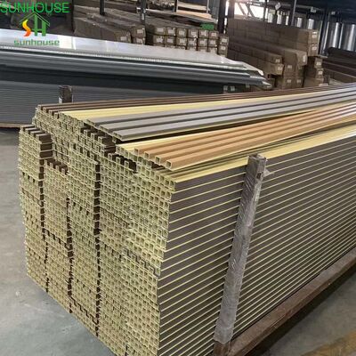 Harga yang bagus Panel Dinding WPC Tahan Air untuk Aplikasi Cladding Dekorasi Interior on line