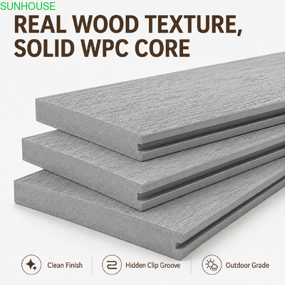 Harga yang bagus Panduan Jarak Gelagar dan Celah Ekspansi Sistem Pemasangan Decking WPC Padat on line