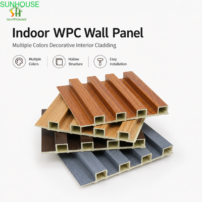 Harga yang bagus Panel Dinding WPC Tahan Air untuk Aplikasi Sistem Pelapis Dinding Eksterior on line
