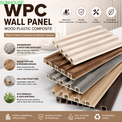 Harga yang bagus Cara Mengevaluasi Kualitas Panel Dinding Interior WPC Sebelum Pembelian Grosir on line