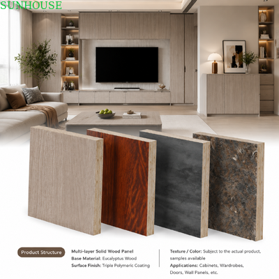 Harga yang bagus Finishing Permukaan Papan Lapis Melamin Matte, Gloss, Bertekstur, dan Serat Kayu on line