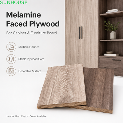 Laminasi Dekoratif Lembar Plywood Kabinet Kelas Furnitur Panel untuk Dapur Kabinet Lemari Rak dan Interior Joinery