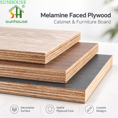 Harga yang bagus Plywood Laminasi Melamin untuk Lemari Dapur Spesifikasi dan Panduan Pilihan on line