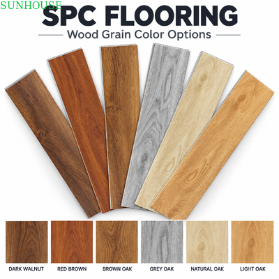 Harga yang bagus Papan Lantai Klik SPC Tahan Air untuk Penggunaan Dekorasi Eksterior Interior on line